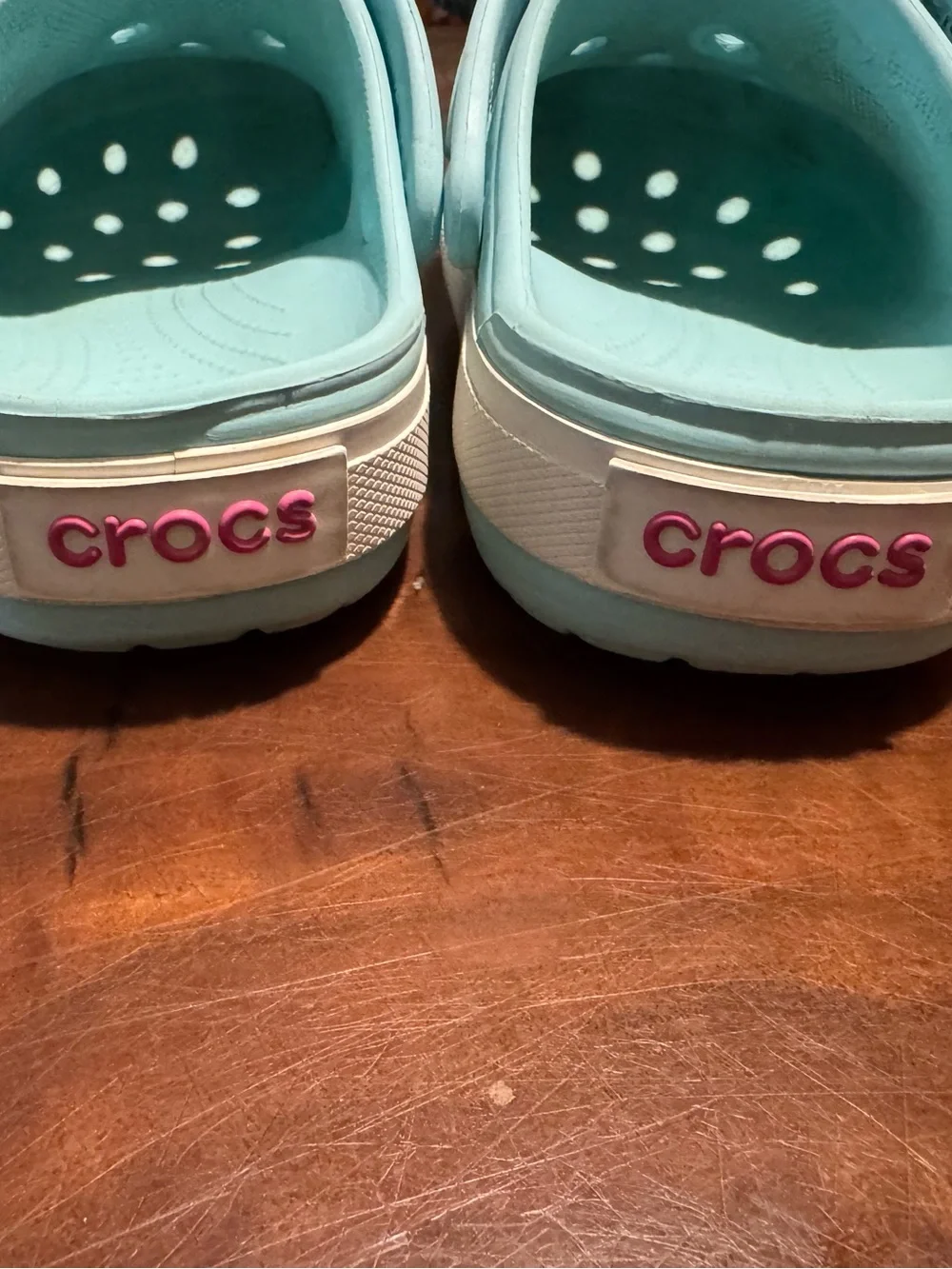 CROCS Kids Light Aqua Slip-On